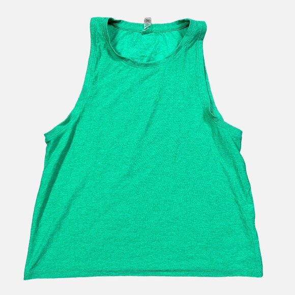 Beyond Yoga Cropped Workout Gym Tank Top Green Grass Women's Size Medium - Picture 1 of 6